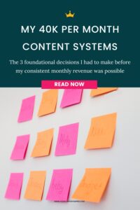 My 40K Per Month Content Systems by Your Content Empire