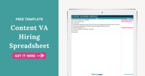 Your Content Empire - Content VA Hiring Spreadsheet