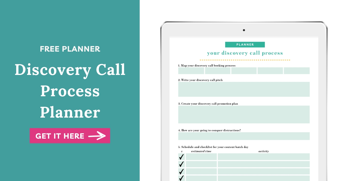 Your Content Empire - Discovery Call Process Planner