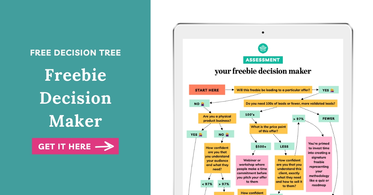 Your Content Empire - Freebie Decision Maker